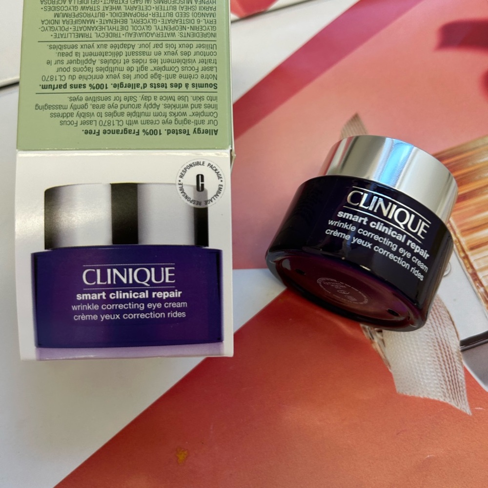 2027 Clinique SMART Clinical Repair Wrinkle Correcting Eye Cream 0.5oz new